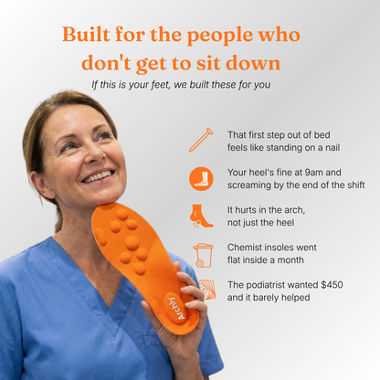 Real Arch Support That Takes the Strain Off Your Heel — Without the $600 Orthotic Price Tag