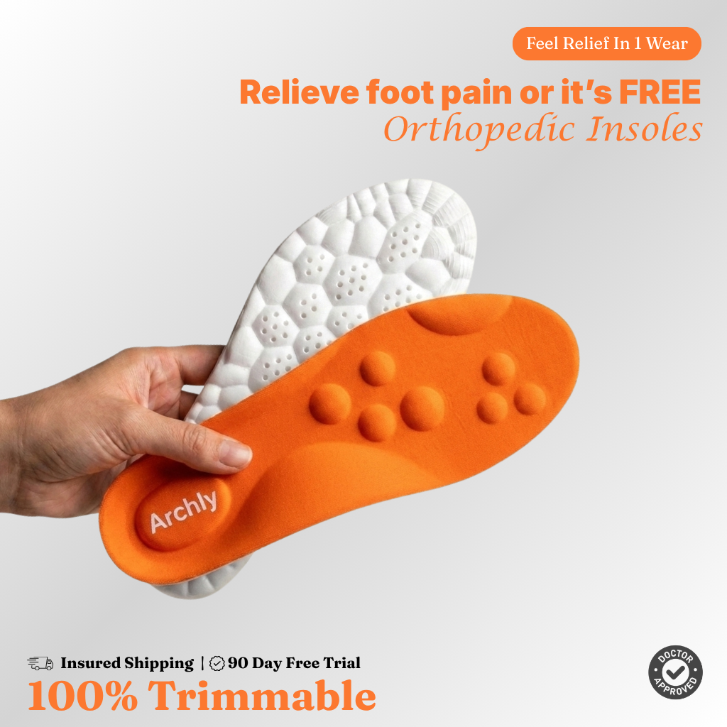 Real Arch Support That Takes the Strain Off Your Heel — Without the $600 Orthotic Price Tag